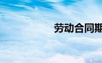 劳动合同期限怎么填?