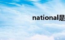 national是什么牌子的