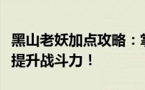 黑山老妖加点攻略：掌握最佳属性分配，轻松提升战斗力！