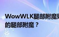 WowWLK腿部附魔购买指南：如何获取强大的腿部附魔？