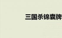 三国杀锦囊牌判定规则详解
