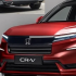 焕然一新的2025款本田CR-V跨界车以多种华丽色彩混合CGI豆子